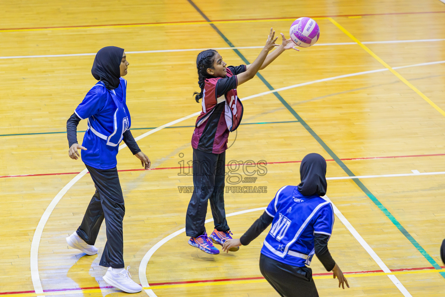 Day 14 of 26th Inter-School Netball Tournament 2025 was held in Social Center Indoor Hall on Tuesday, 4th November 2025. Photos: Areef Adam / images.mv
