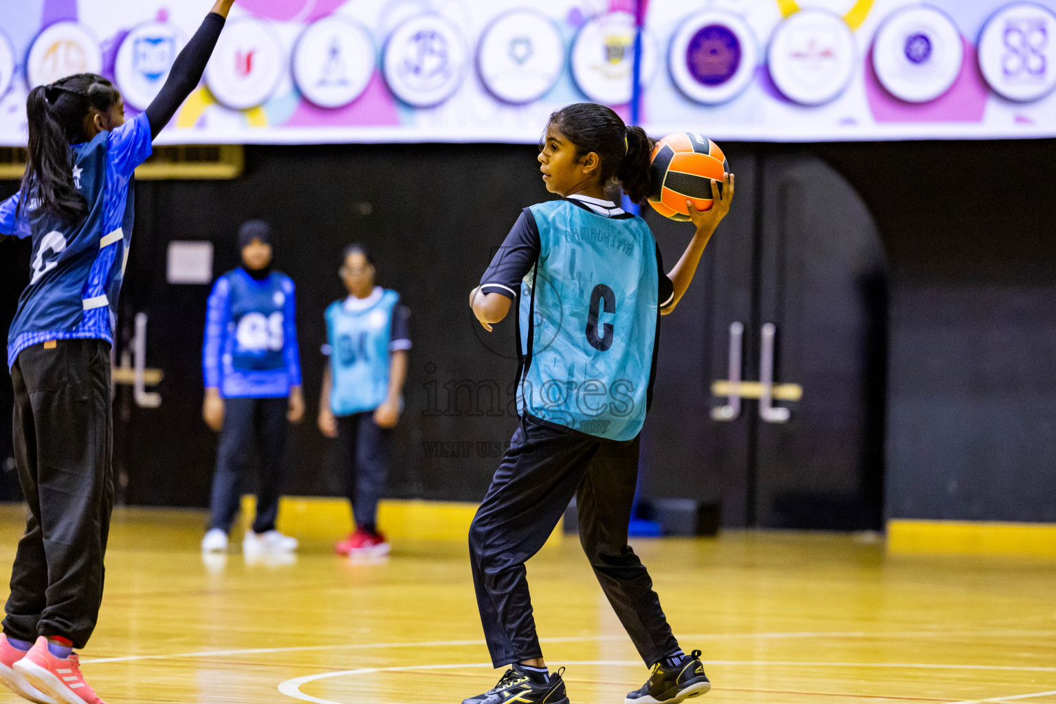 Day 2 of 25th Inter-School Netball Tournament was held in Social Center at Male', Maldives on Saturday, 10th August 2024. Photos: Nausham Waheed / images.mv