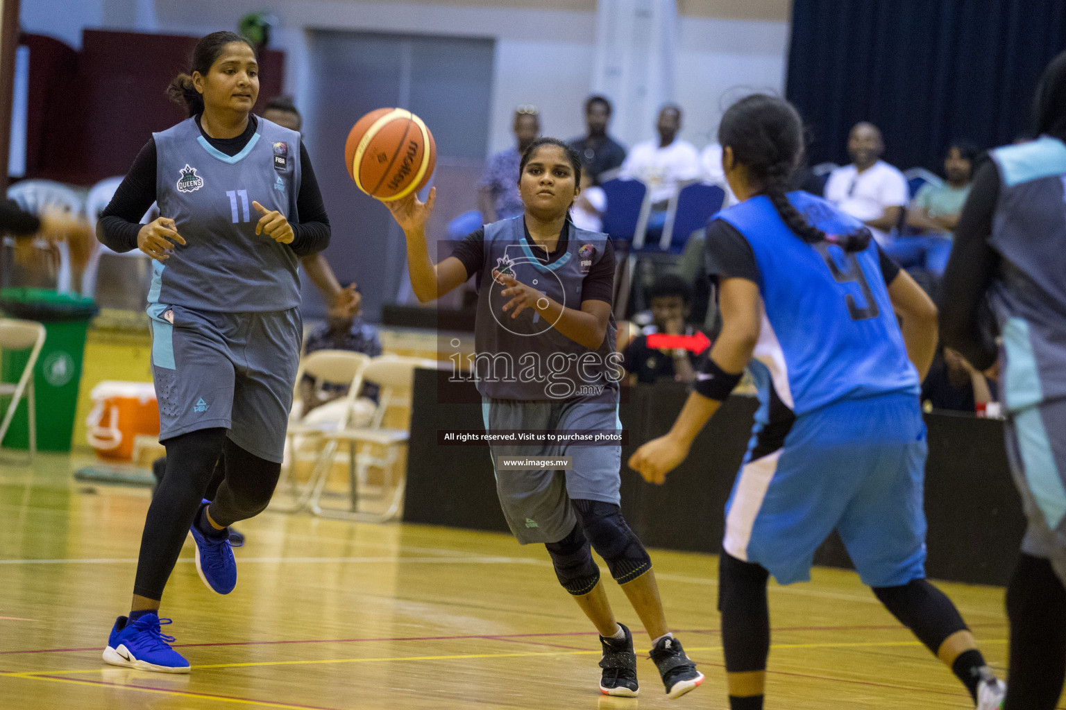 Elite BC vs Queens BC in the 14th National Basketball League 2020 held in Male' Maldives on Monday, 3rd February 2020. Photos: Ismail Thoriq / images.mv