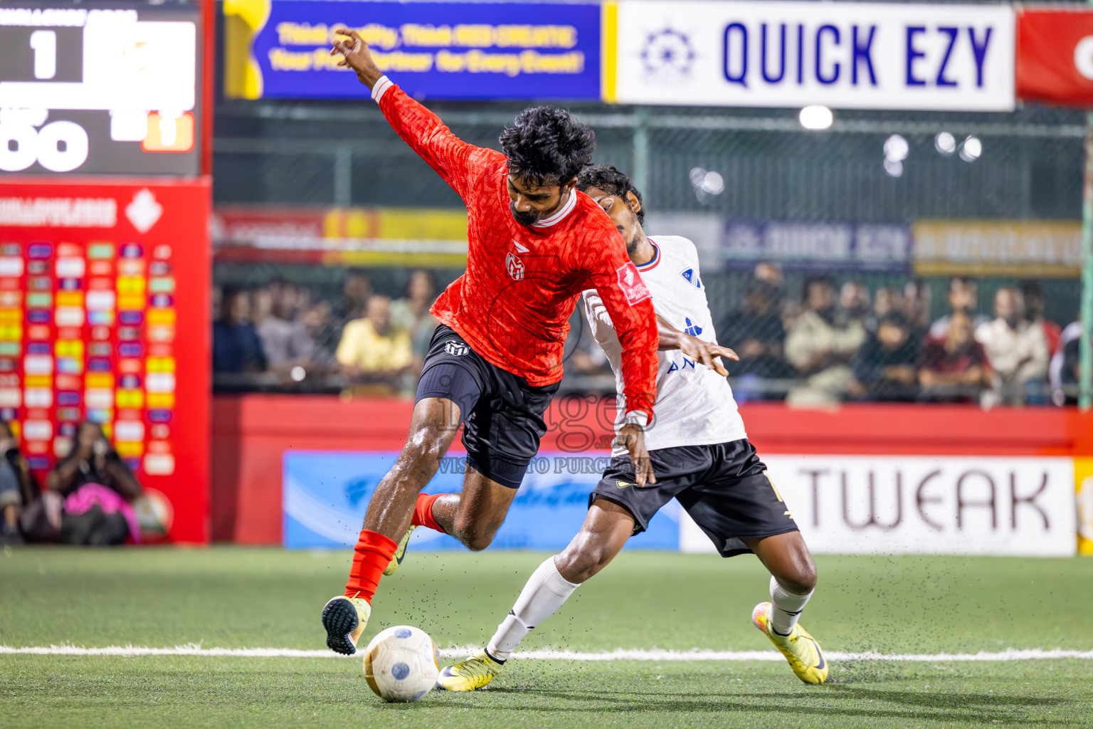 Dh Maaenboodhoo vs Dh Kudahuvadhoo in Dhaalu Atoll Finals in Day 25 of Golden Futsal Challenge 2025 was held on Wednesday , 28th January 2025, in Hulhumale', Maldives. Photos: Ismail Thoriq / images.mv
