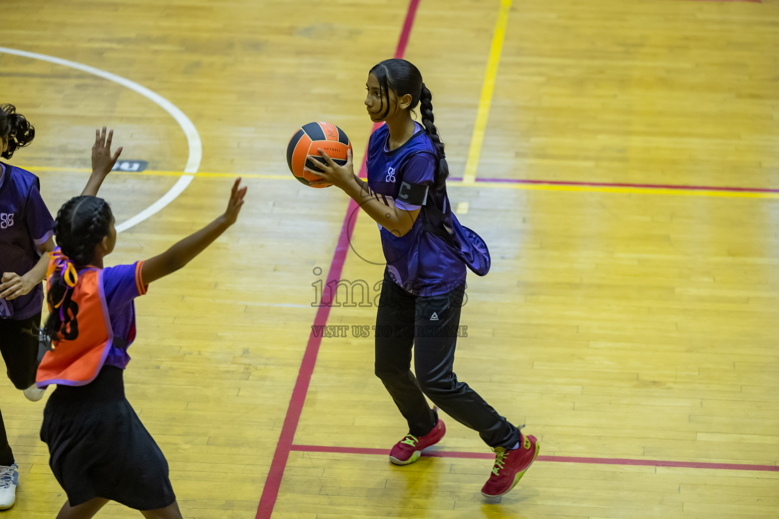 Day 12 of 25th Inter-School Netball Tournament was held in Social Center at Male', Maldives on Thursday, 22nd August 2024.