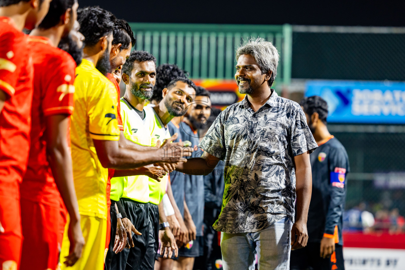 GA Dhevvadhoo vs GA Maamendhoo in Day 14 of Golden Futsal Challenge 2025 was held on Saturday, 18th January 2025, in Hulhumale', Maldives. Photos: Nausham Waheed / images.mv