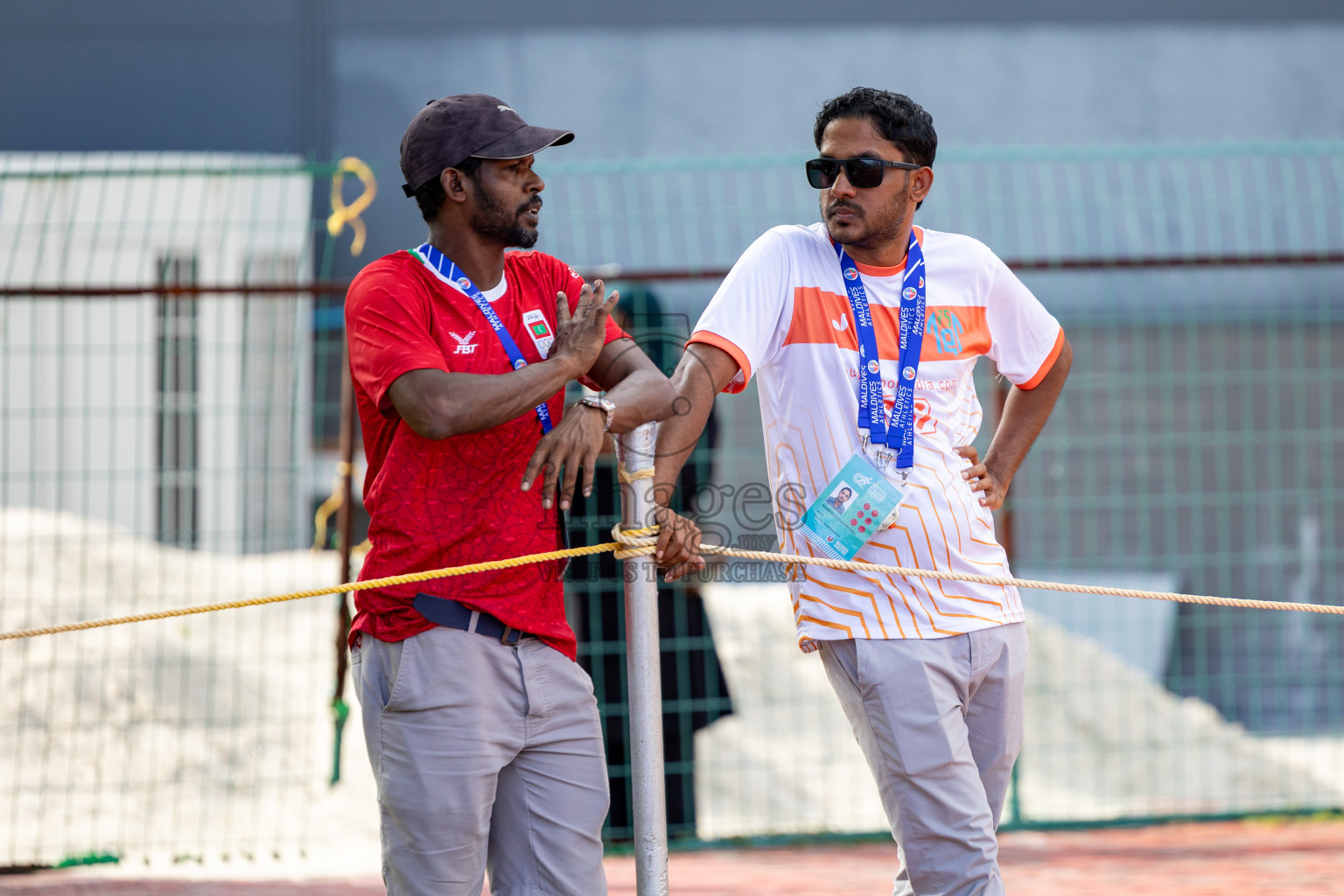 Day 1 of MWSC Interschool Athletics Championships 2024 held in Hulhumale Running Track, Hulhumale, Maldives on Saturday, 9th November 2024. 
Photos by: Ismail Thoriq, Hassan Simah / Images.mv