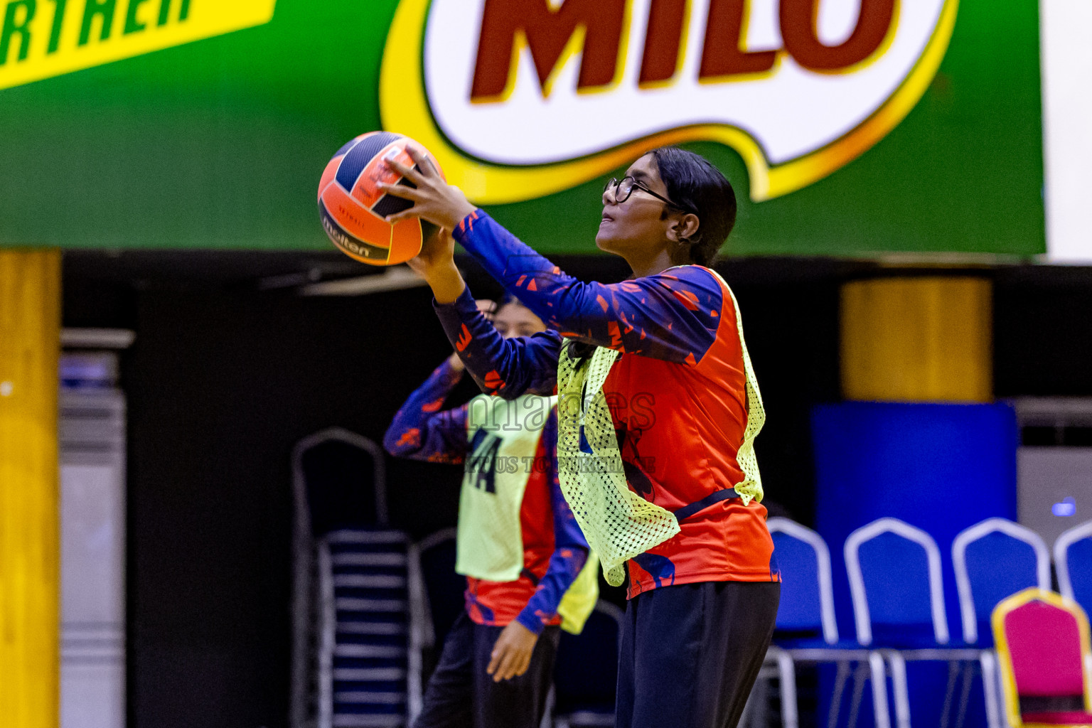 Day 10 of 25th Inter-School Netball Tournament was held in Social Center at Male', Maldives on Tuesday, 20th August 2024. Photos: Nausham Waheed / images.mv