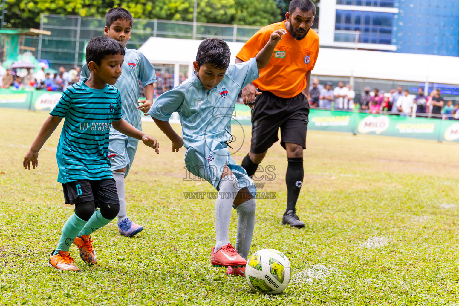 Day 3 of MILO SVAM Juniors 2025 (U-8) was held at Henveiru Stadium in Male', Maldives on Saturday, 28th June 2025. Photos: Ismail Thoriq / images.mv