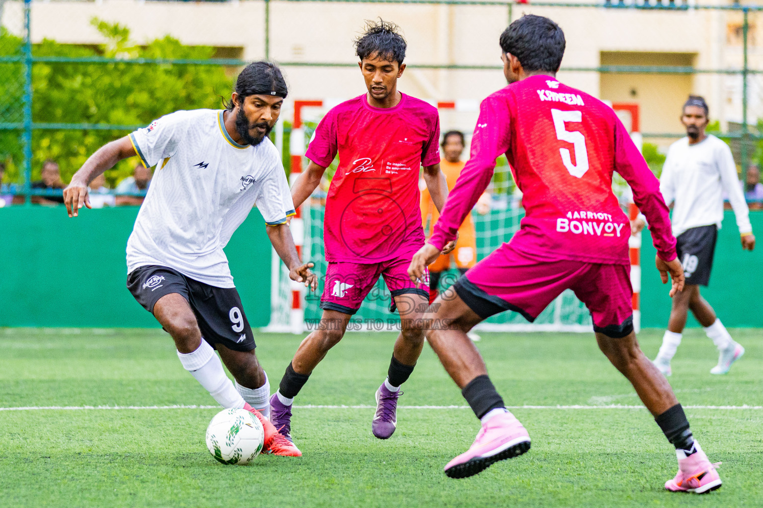 JW Marriott vs Hard Rock in Resort League 2025 (South Male Zone) day 12 was held on Monday, 13th October 2025 in Crossroads's Maldives, Photos: Areef Adam / images.mv