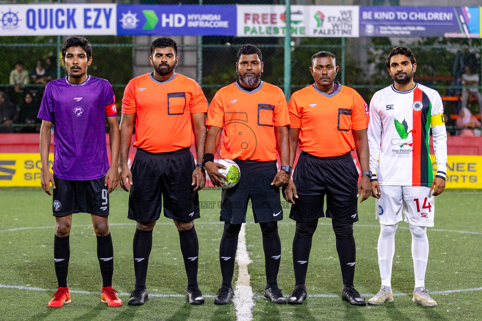 GA. Kolamaafushi vs GA. Kanduhulhuhdhoo in Day 19 of Golden Futsal Challenge 2024 was held on Friday, 2nd February 2024 in Hulhumale', Maldives 
Photos: Hassan Simah / images.mv