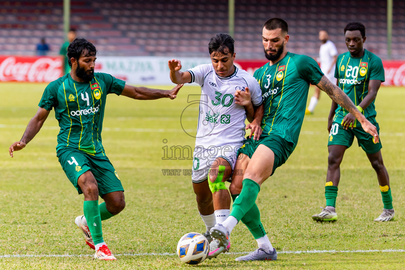 Maziya SC vs Al Arabi SC in AFC Challenge League 2025/26 Preliminary Stage was held at National Stadium in Male', Maldives on Tuesday, 12th August 2025. Photos: Nausham Waheed / images.mv