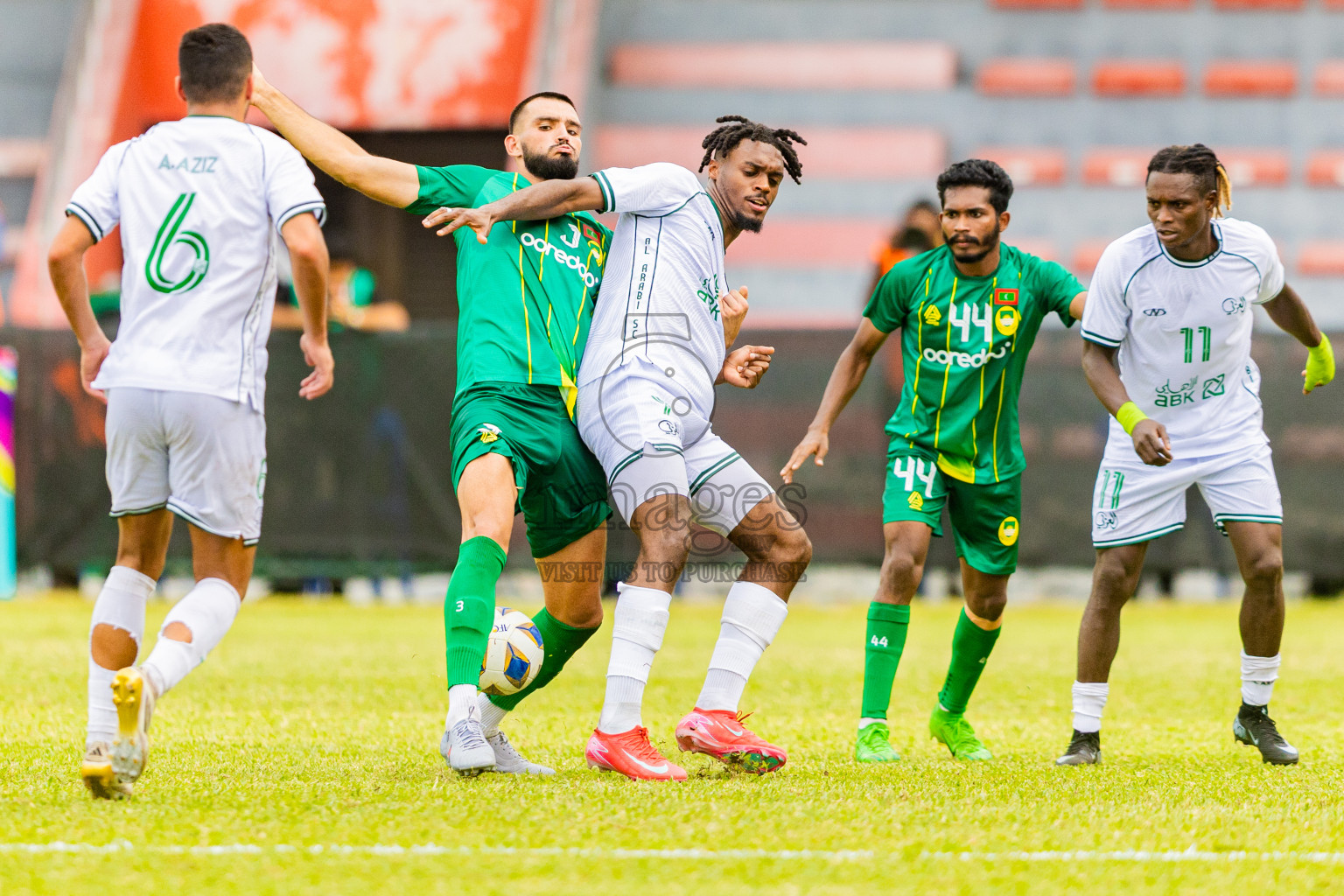 Maziya SC vs Al Arabi SC in AFC Challenge League 2025/26 Preliminary Stage was held at National Stadium in Male', Maldives on Tuesday, 12th August 2025. Photos: Areef Adam / images.mv