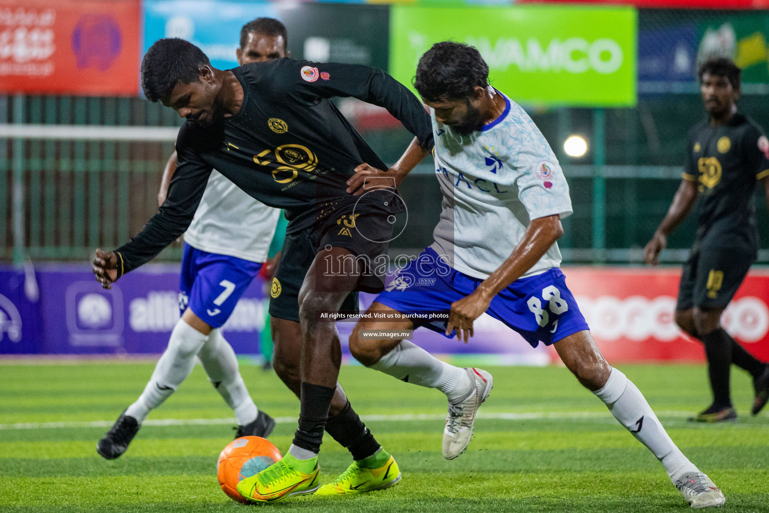 Prison Club vs MACL in the Quarter Finals of Club Maldives 2021 held at Hulhumale;, on 12th December 2021 Photos: Ismail Thoriq / images.mv