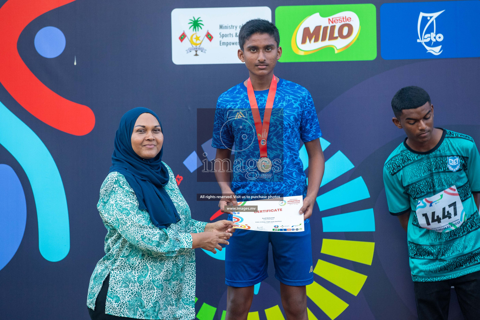 Day three of Inter School Athletics Championship 2023 was held at Hulhumale' Running Track at Hulhumale', Maldives on Tuesday, 16th May 2023. Photos: Nausham Waheed / images.mv