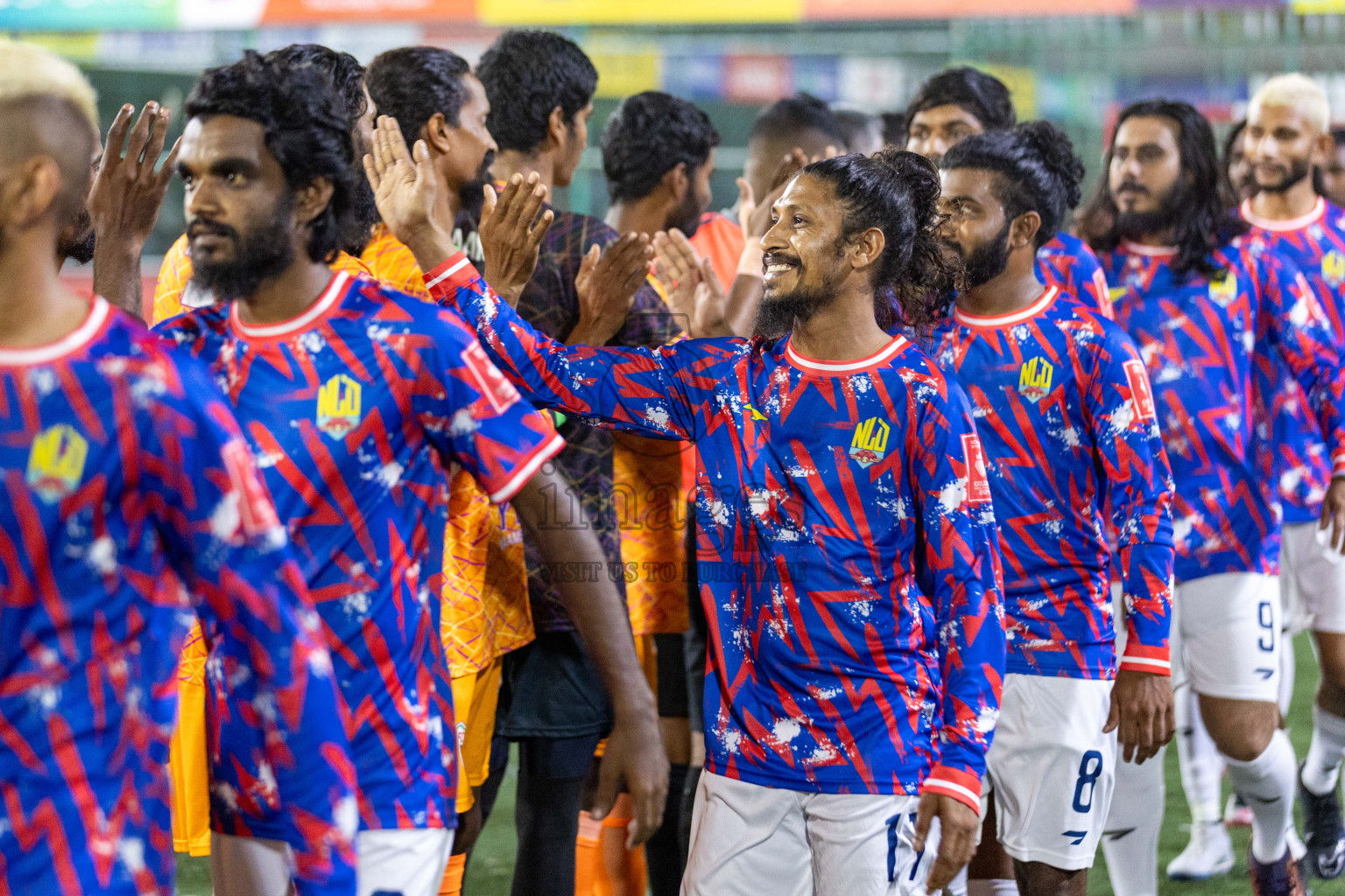 GA. Maamendhoo vs GA. Nilandhoo in Day 1 of Golden Futsal Challenge 2024 was held on Monday, 15th January 2024, in Hulhumale', Maldives Photos: Nausham Waheed  / images.mv