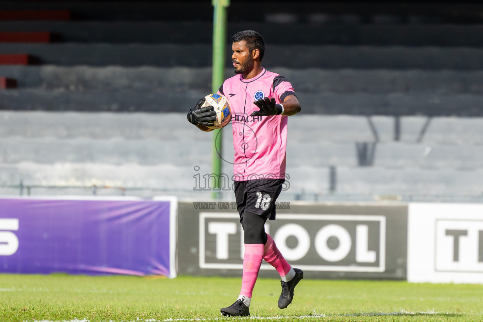TC Sports Club vs Newradiant Sports Club in the FAM League Cup 2025 held at National Football Stadium, Male', Maldives on Tuesday, 13th May 2025. Photos By: Nausham Waheed / images.mv