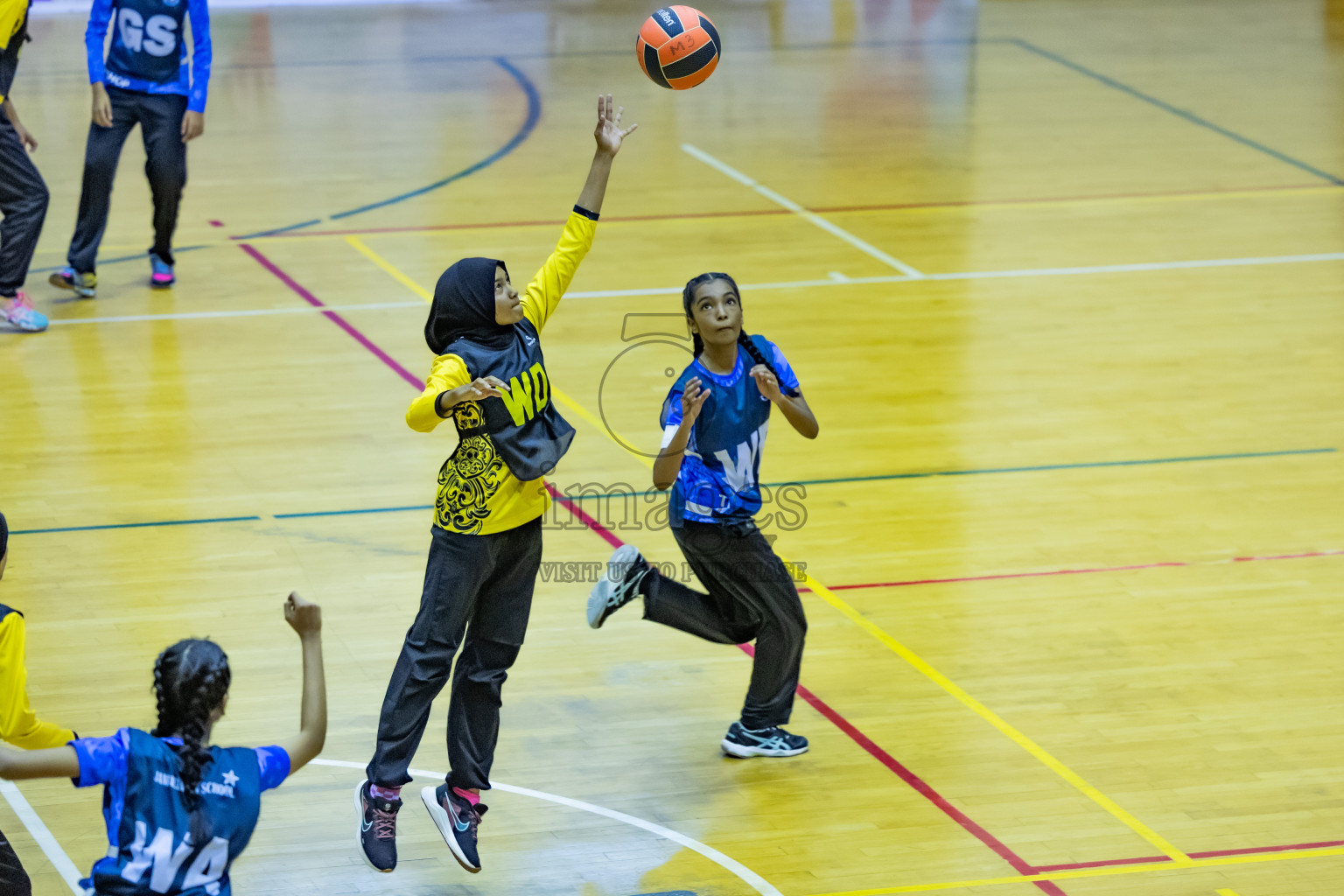 Day 12 of 25th Inter-School Netball Tournament was held in Social Center at Male', Maldives on Thursday, 22nd August 2024.