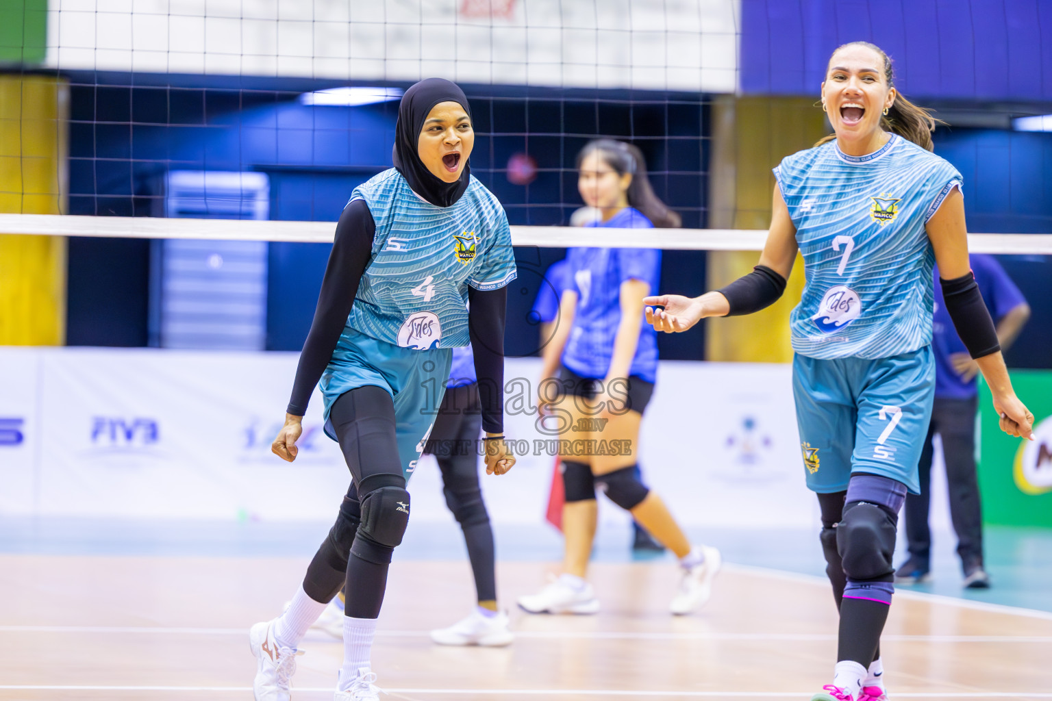 Club WAMCO vs Police Club in the final of National Volleyball Championship 2024 (women's division) was held in Social Center Indoor Hall on Thursday, 24th October 2024. 
Photos: Ismail Thoriq / images.mv