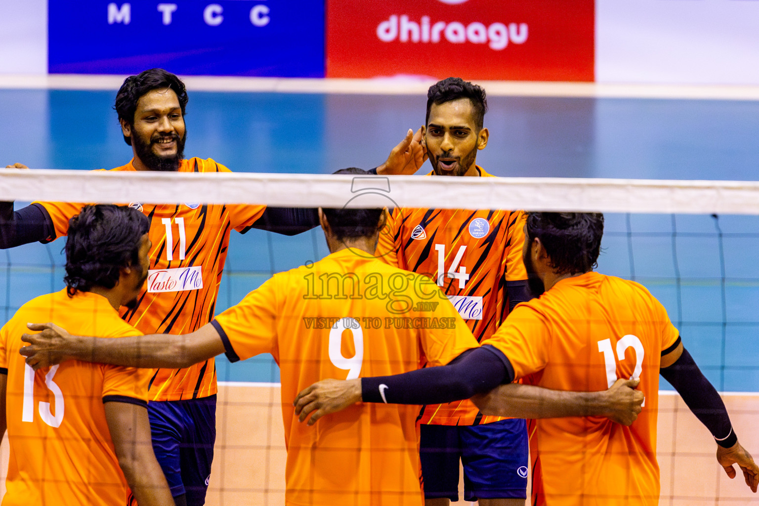 Day 1 of MILO VAM Cup 2024 Men's Division was held in Social Center Indoor Hall on Monday, 28th October 2024. Photos: Nausham Waheed / images.mv