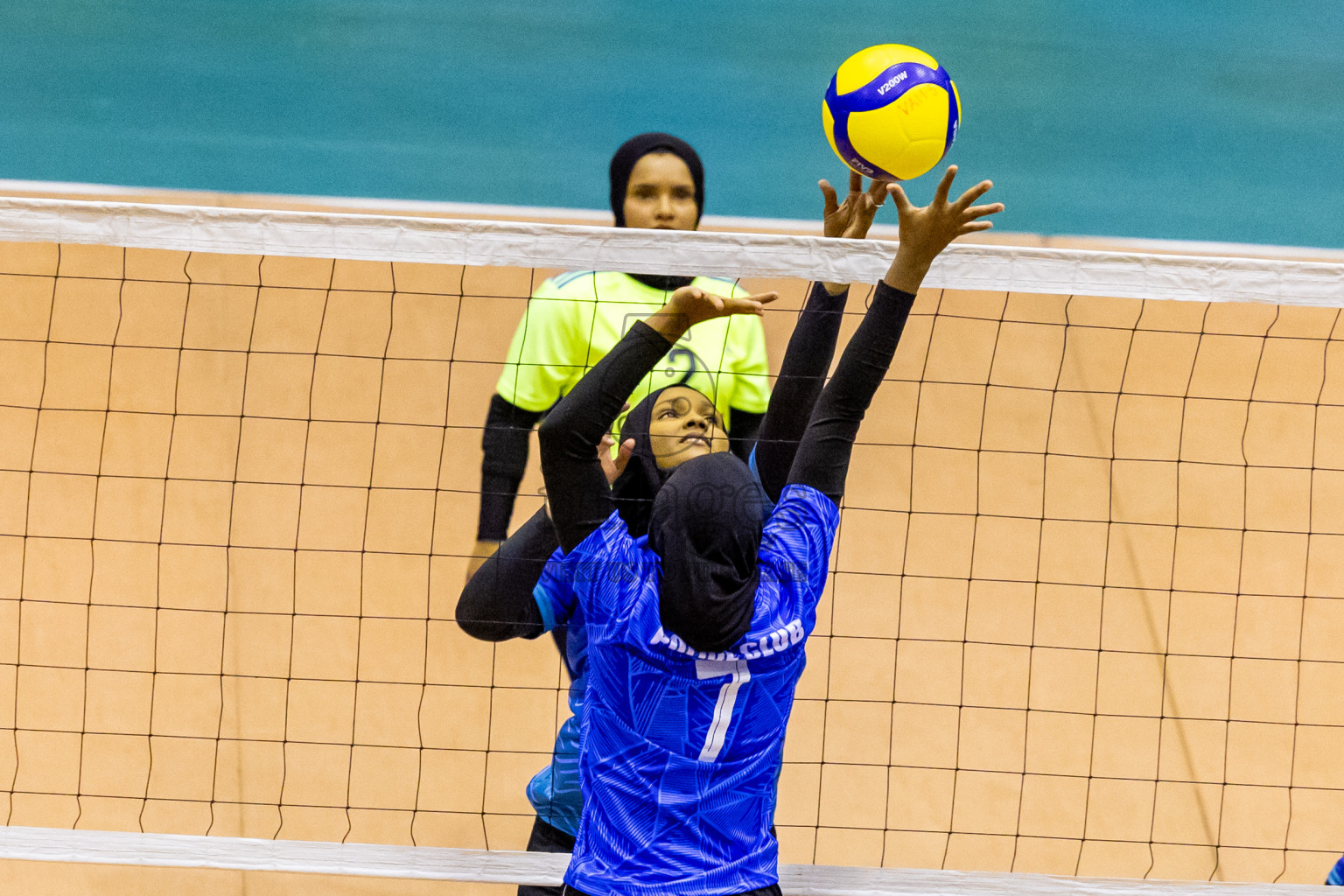 Day 2 of Women's Division of Milo VAM Cup 2024 held in Male', Maldives on Wednesday, 9th July 2024 at Social Center Indoor Hall Photos By: Nausham Waheed / images.mv