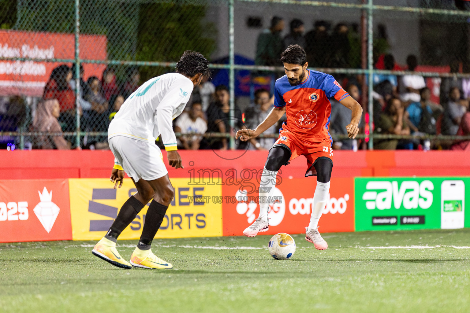 S Maradhoo vs S Meedhoo in Day 12 of Golden Futsal Challenge 2025 was held on Thursday, 16th January 2025, in Hulhumale', Maldives.
Photos: Hassan Simah / images.mv