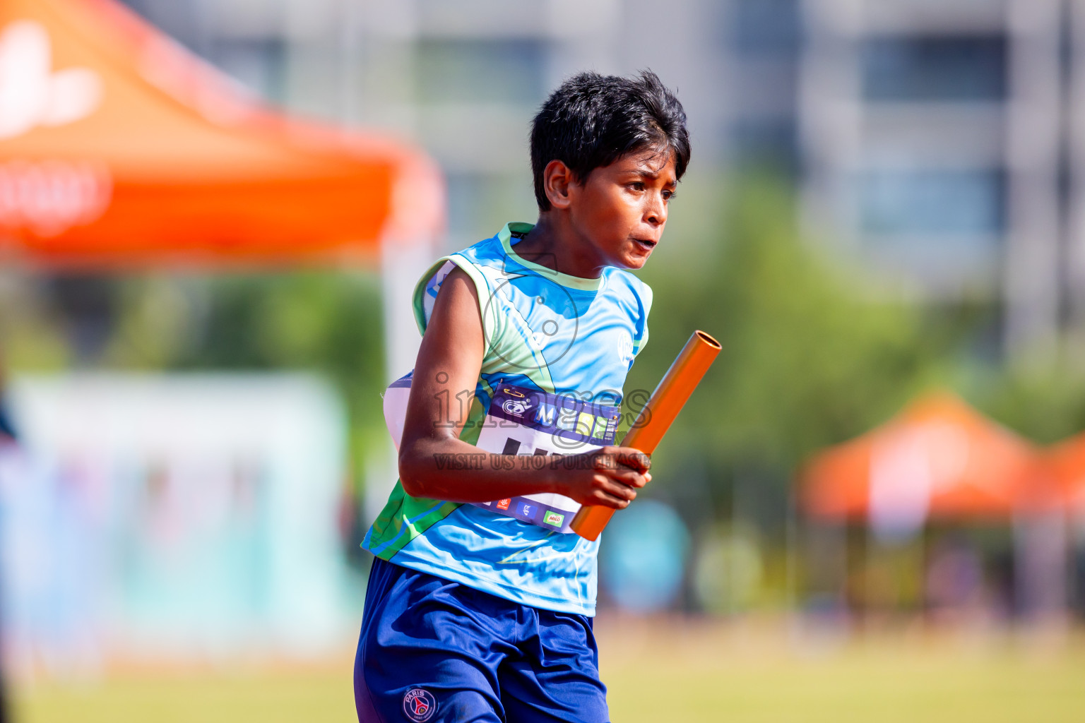 Day 6 of MWSC Interschool Athletics Championships 2024 held in Hulhumale Running Track, Hulhumale, Maldives on Thursday, 14th November 2024. Photos by: Nausham Waheed / Images.mv