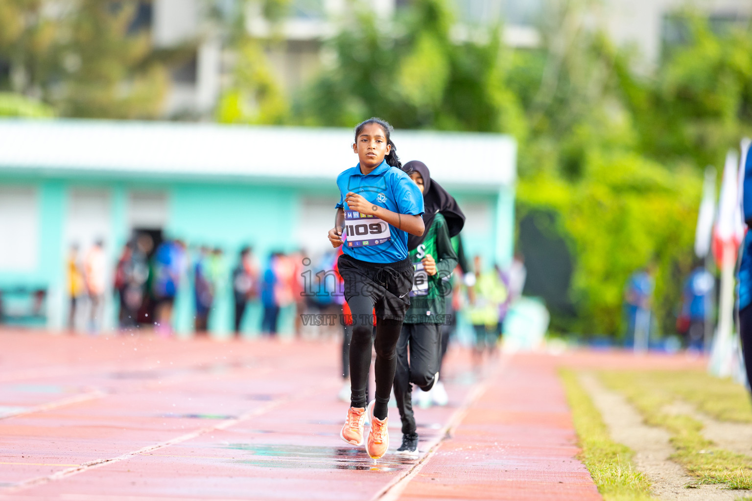 Day 1 of MWSC Interschool Athletics Championships 2024 held in Hulhumale Running Track, Hulhumale, Maldives on Saturday, 9th November 2024. 
Photos by: Ismail Thoriq / images.mv