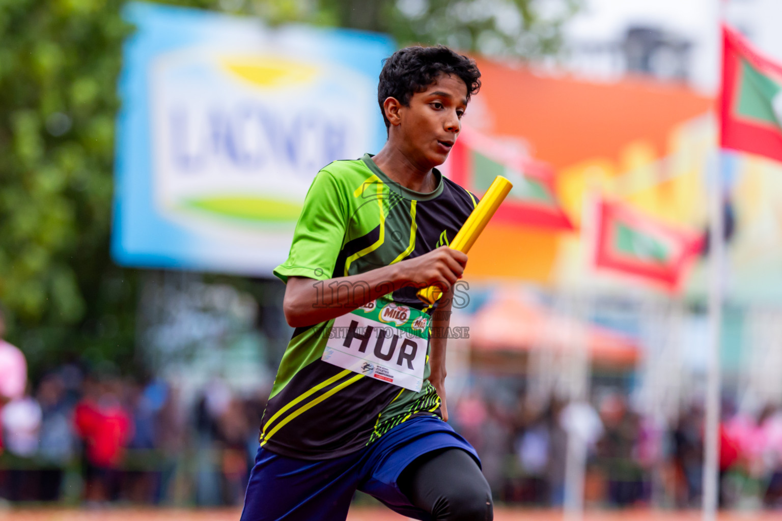 Day 6 of Inter-school Athletics Championship 2025 held in Ekuveni Synthetic Track, Male', Maldives on Sunday, 12th October 2025. Photos by: Nausham Waheed / Images.mv