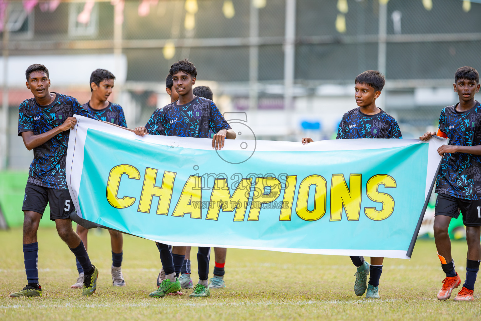 Day 4 of MILO Academy Championship 2024 (U-14) was held in Henveyru Stadium, Male', Maldives on Sunday, 3rd November 2024. Photos: Ismail Thoriq / Images.mv