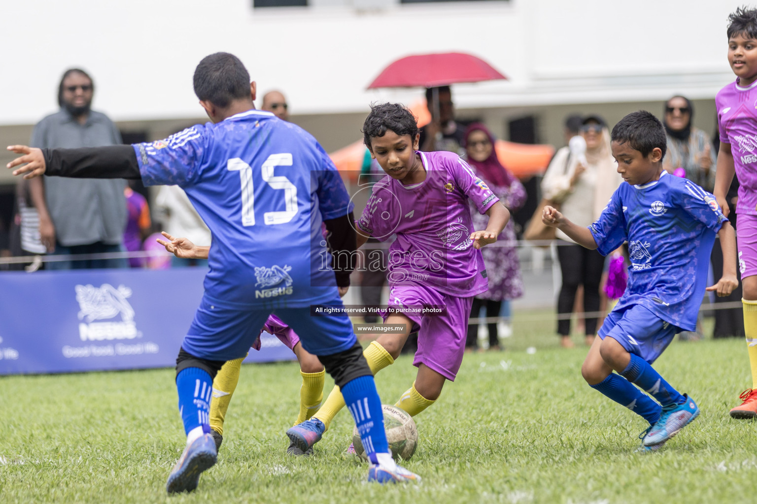 Day 1 of Nestle kids football fiesta, held in Henveyru Football Stadium, Male', Maldives on Wednesday, 11th October 2023 Photos: Shut Abdul Sattar/ Images.mv