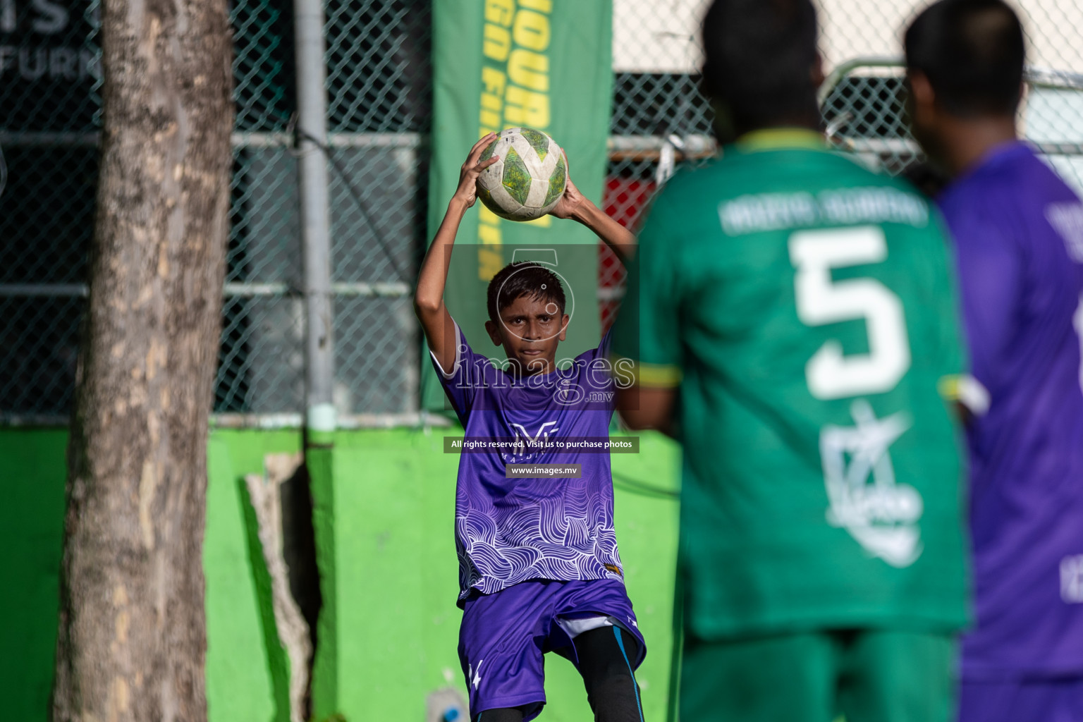 Day 1 of MILO Academy Championship 2023 (U12) was held in Henveiru Football Grounds, Male', Maldives, on Friday, 18th August 2023. Photos: Mohamed Mahfooz Moosa / images.mv