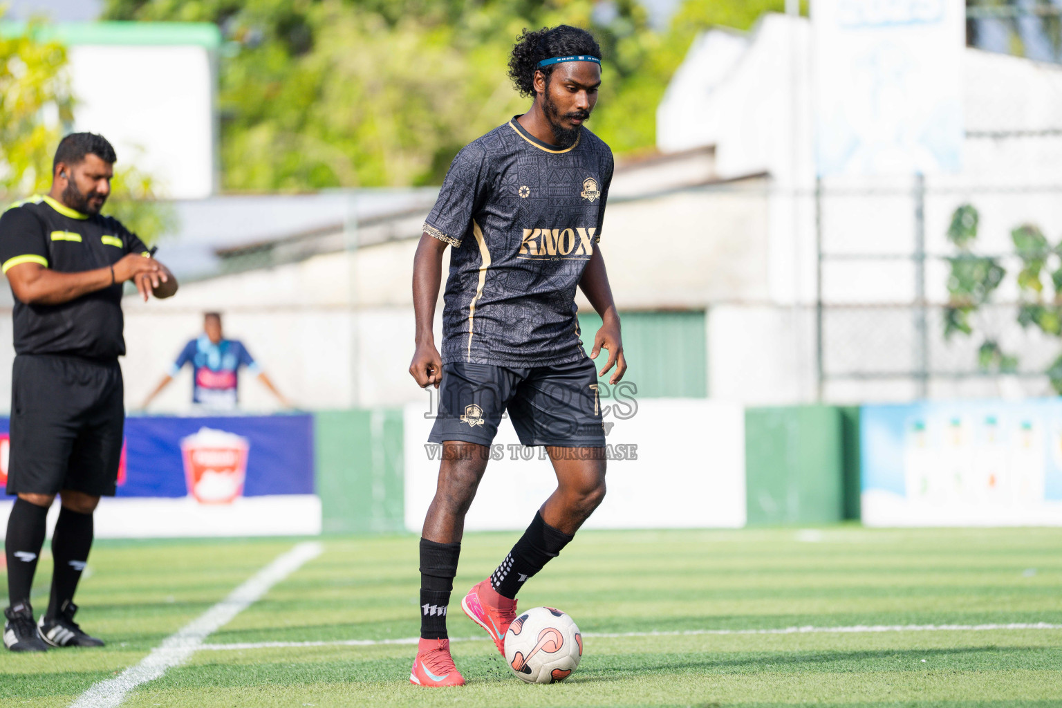 Outreef SC VS Lecrose SC in Day 3 - Fonadhoo Youth Futsal Challenge 2025 held in Fonadhoo Futsal Stadium, L. Fonadhoo, Maldives on Tuesday, 28th October 2025 Photos: Arif Rasheed / images.mv