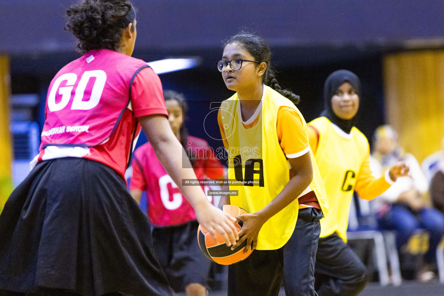 Day2 of 24th Interschool Netball Tournament 2023 was held in Social Center, Male', Maldives on 28th October 2023. Photos: Nausham Waheed / images.mv