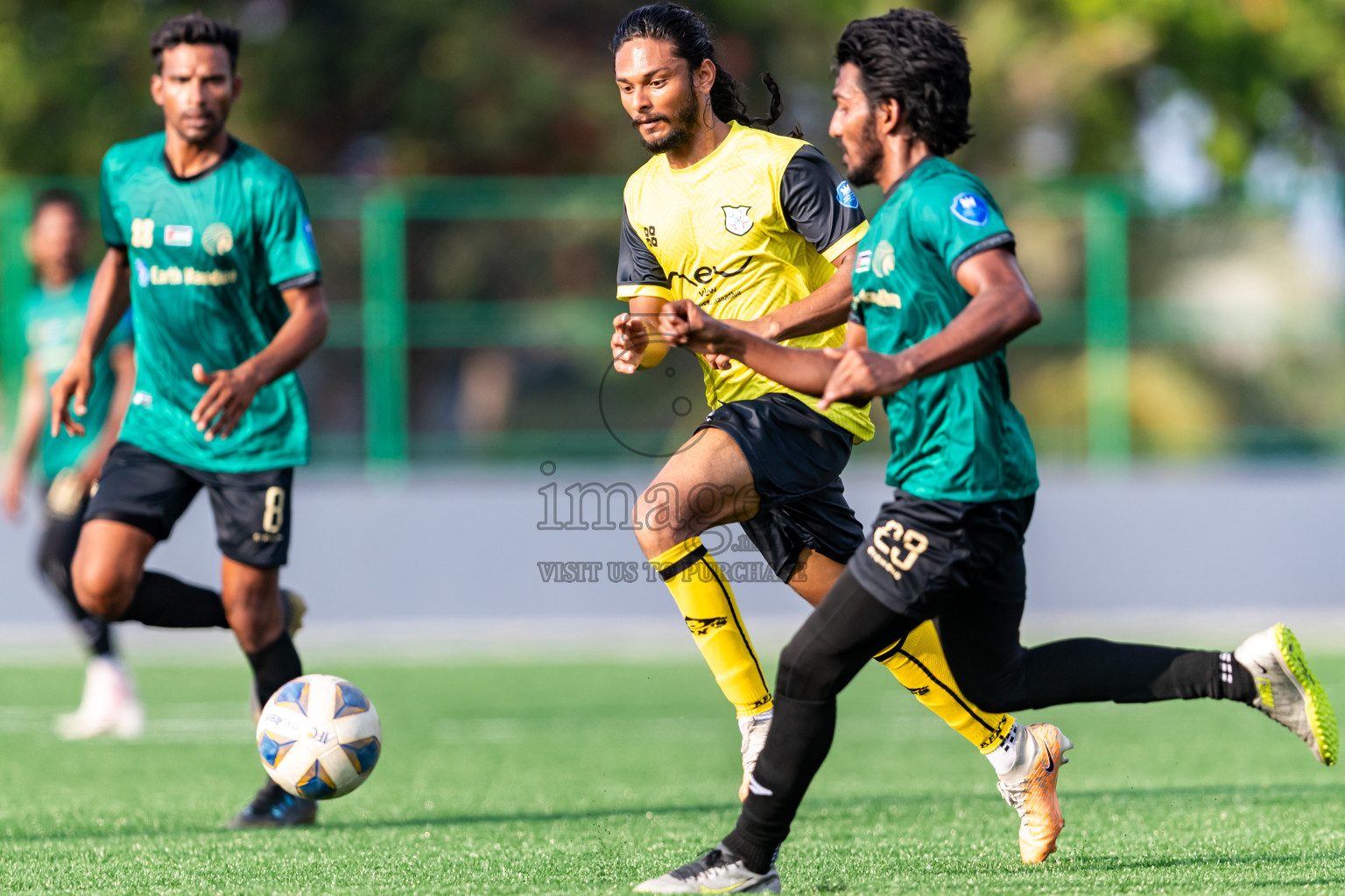 Baburu SC vs Kanmathi Juniors from Manadhoo Council Cup 2024 in N Manadhoo Maldives on Friday, 23rd February 2023. Photos: Nausham Waheed / images.mv