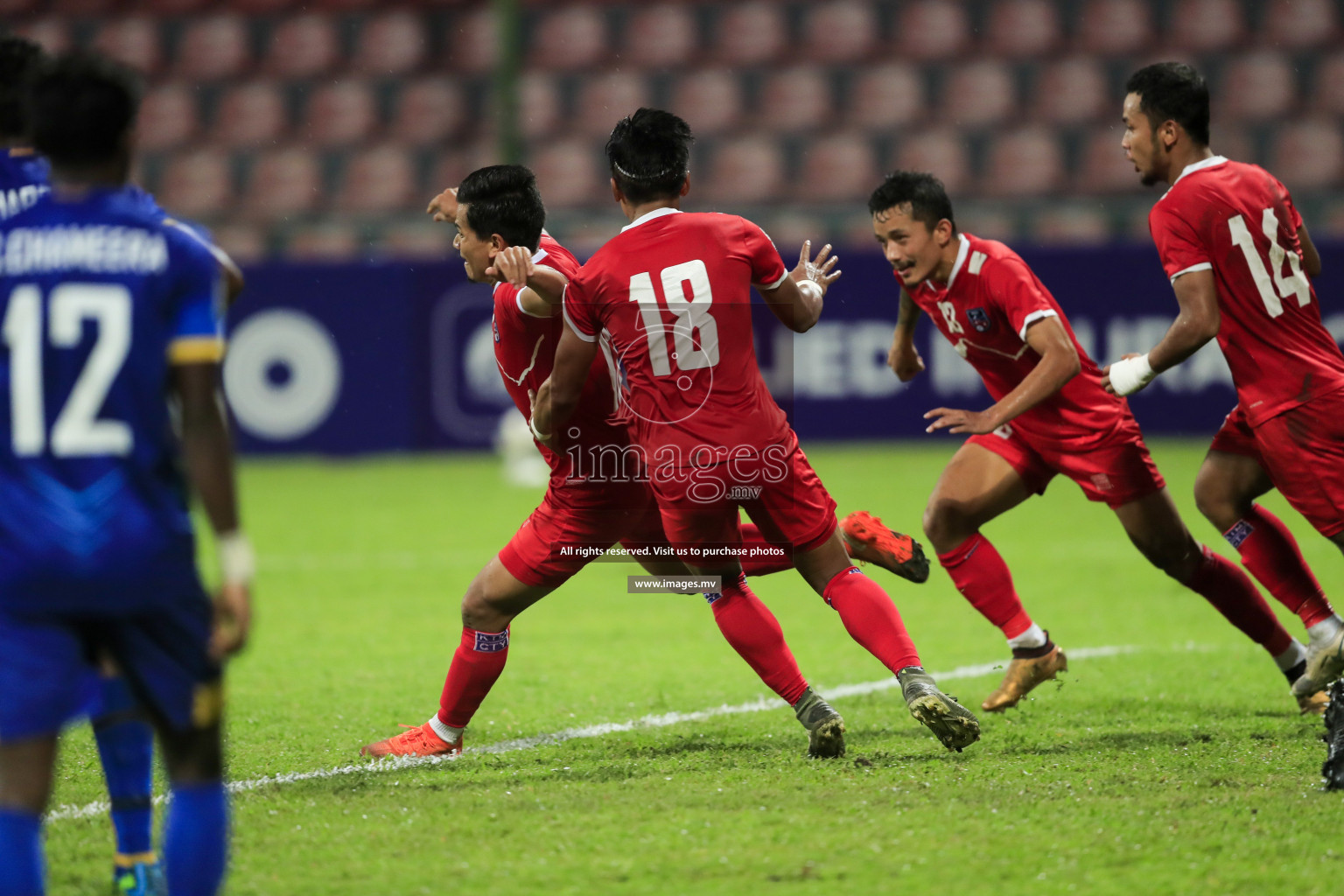 Nepal vs Sri Lanka in SAFF Championship 2021 held on 4th October 2021 in Galolhu National Stadium, Male', Maldives