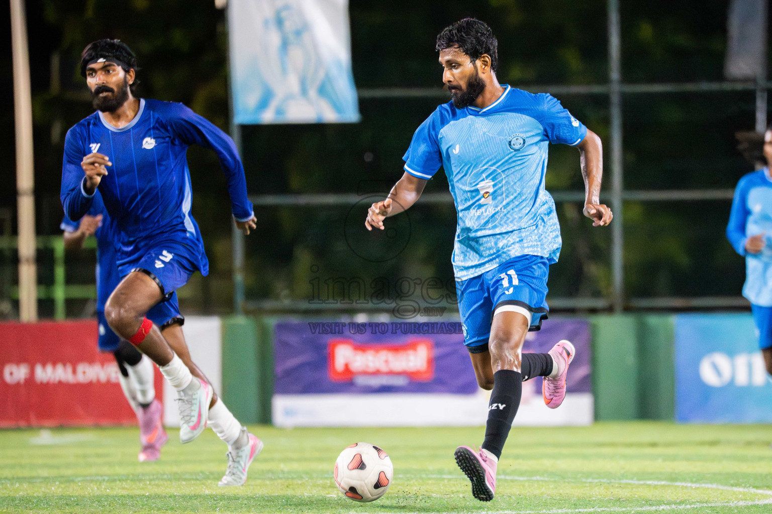 Foemathi VS Laamu Blues in Day 3 - Fonadhoo Youth Futsal Challenge 2025 held in Fonadhoo Futsal Stadium, L. Fonadhoo, Maldives on Tuesdat, 28th October 2025 Photos: Arif Rasheed / images.mv
