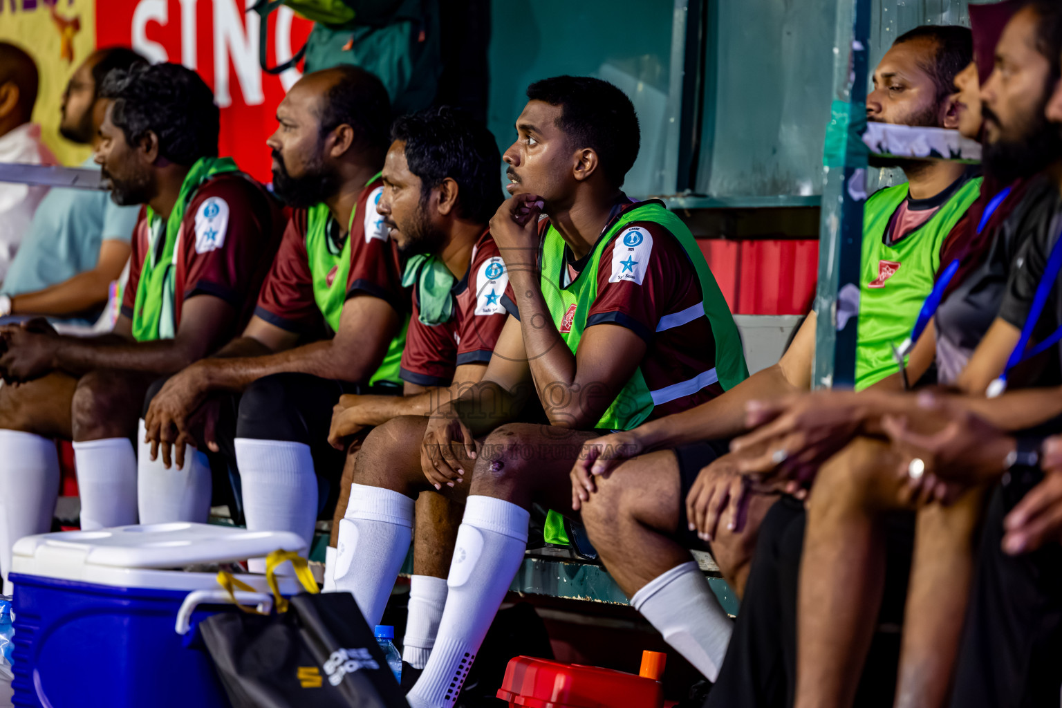 Team MCC vs PEMA in Day 9 of Club Maldives Cup Classic 2025 was held in Rehendi Futsal Ground, Hulhumale', Maldives on Monday, 22nd September 2025. Photos: Nausham Waheed / images.mv