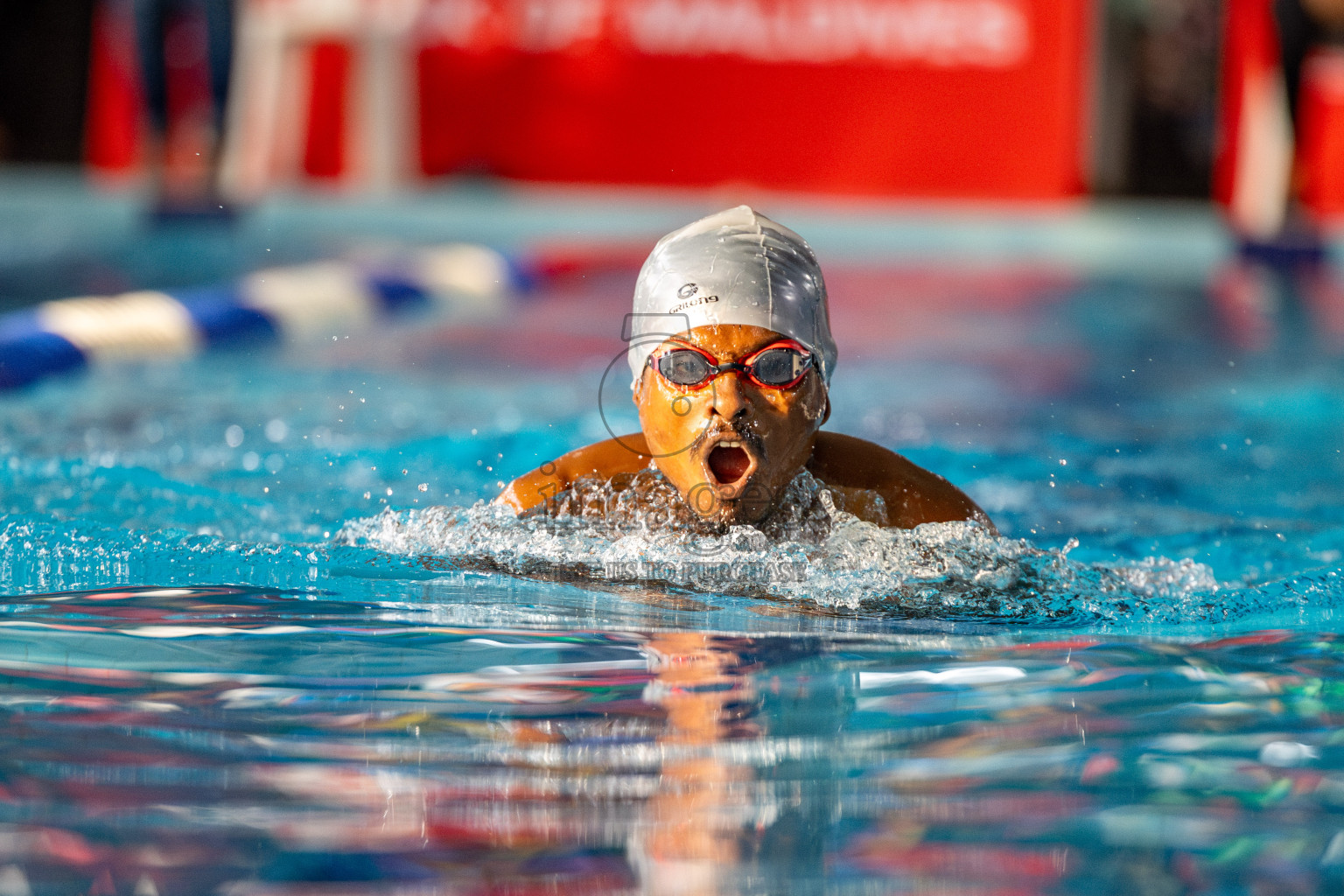 Day 6 of National Swimming Competition 2024 held in Hulhumale', Maldives on Wednesday, 18th December 2024. 
Photos: Hassan Simah / images.mv