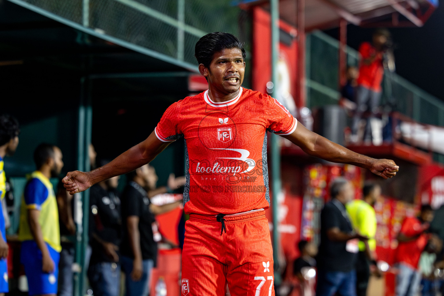 HA Filladhoo vs HA Baarah in Day 13 of Golden Futsal Challenge 2025 was held on Friday, 17th January 2025, in Hulhumale', Maldives 
Photos: Hassan Simah / images.mv