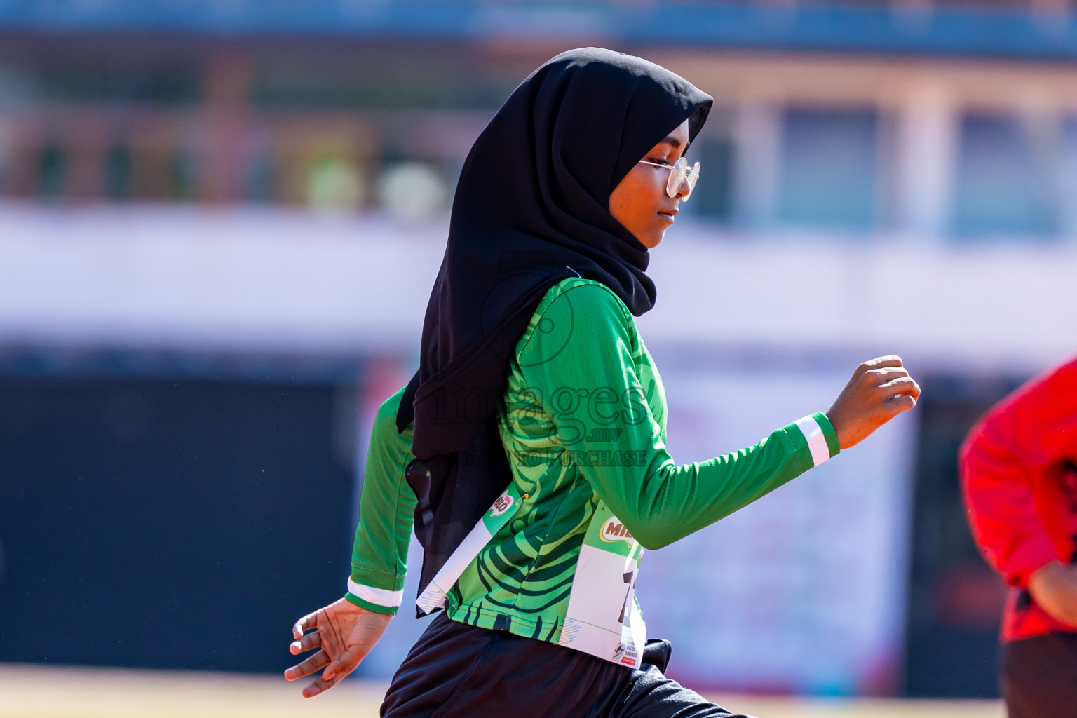 Day 1 of Inter-school Athletics Championship 2025 held in Ekuveni Synthetic Track, Male', Maldives on Monday, 06th October 2025. Photos by: Nausham Waheed / Images.mv