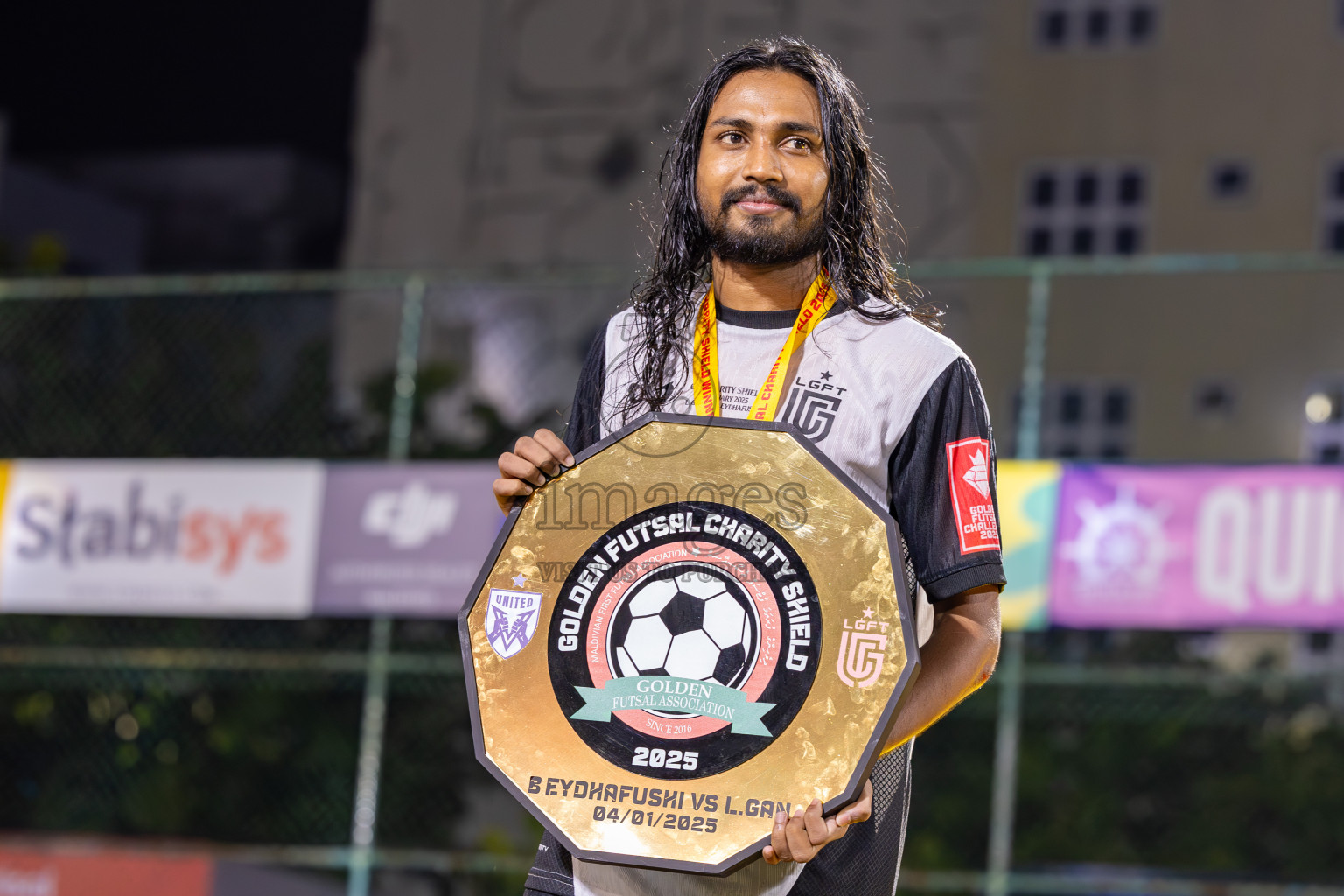 Opening of Golden Futsal Challenge 2025 with Charity Shield Match between L.Gan vs B.Eydhafushi was held on Saturday, 4th January 2025, in Hulhumale', Maldives Photos: Ismail Thoriq / images.mv