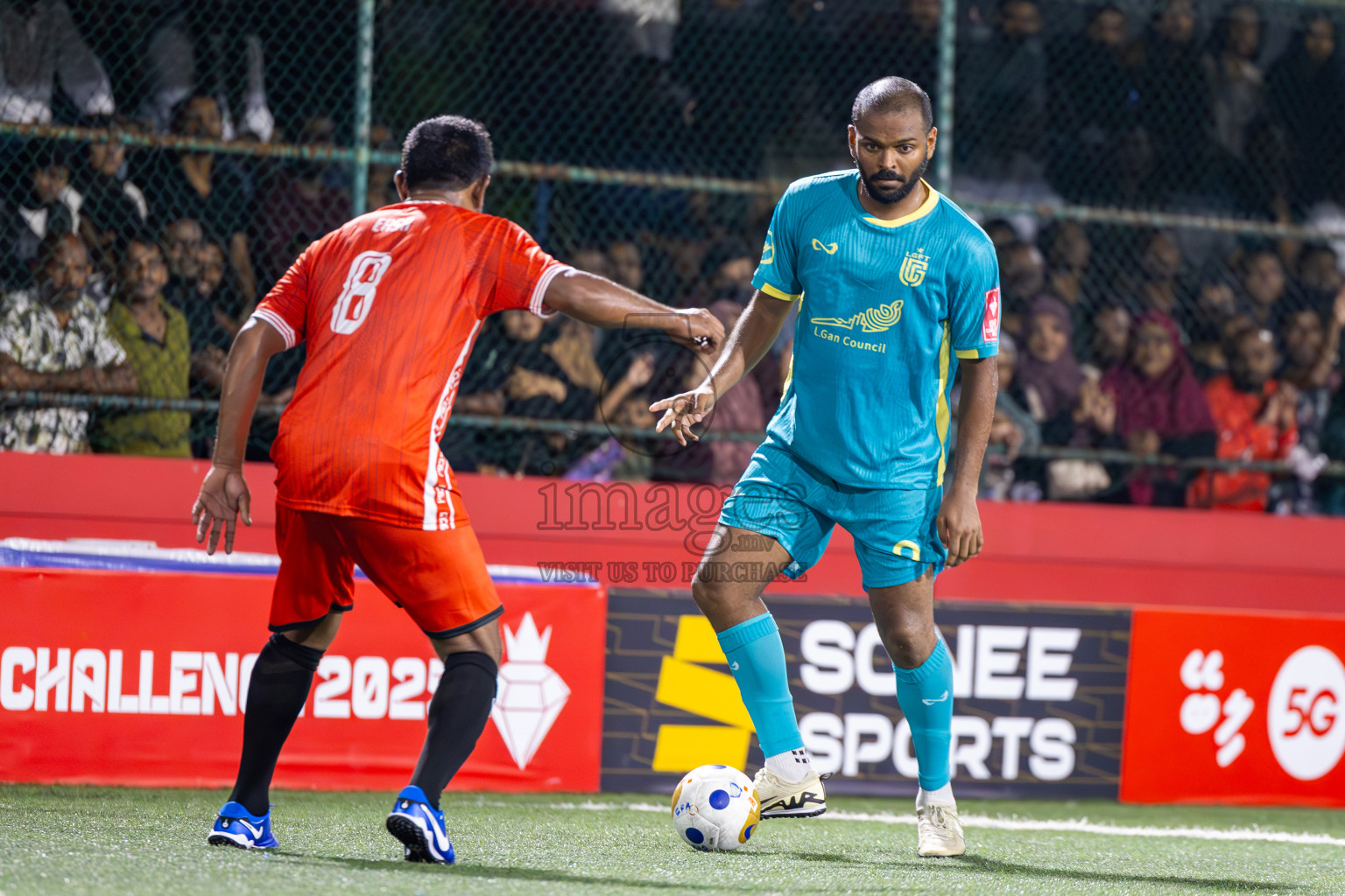 L Maavah VS L Gan in Day 8 of Golden Futsal Challenge 2025 was held on Sunday, 12th January 2025, in Hulhumale', Maldives
Photos: Ismail Thoriq / images.mv