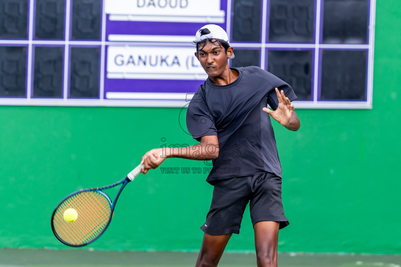 Day 7 of ATF Maldives Junior Open Tennis was held in Male' Tennis Court, Male', Maldives on Wednesday, 18th December 2024. Photos: Nausham Waheed/ images.mv