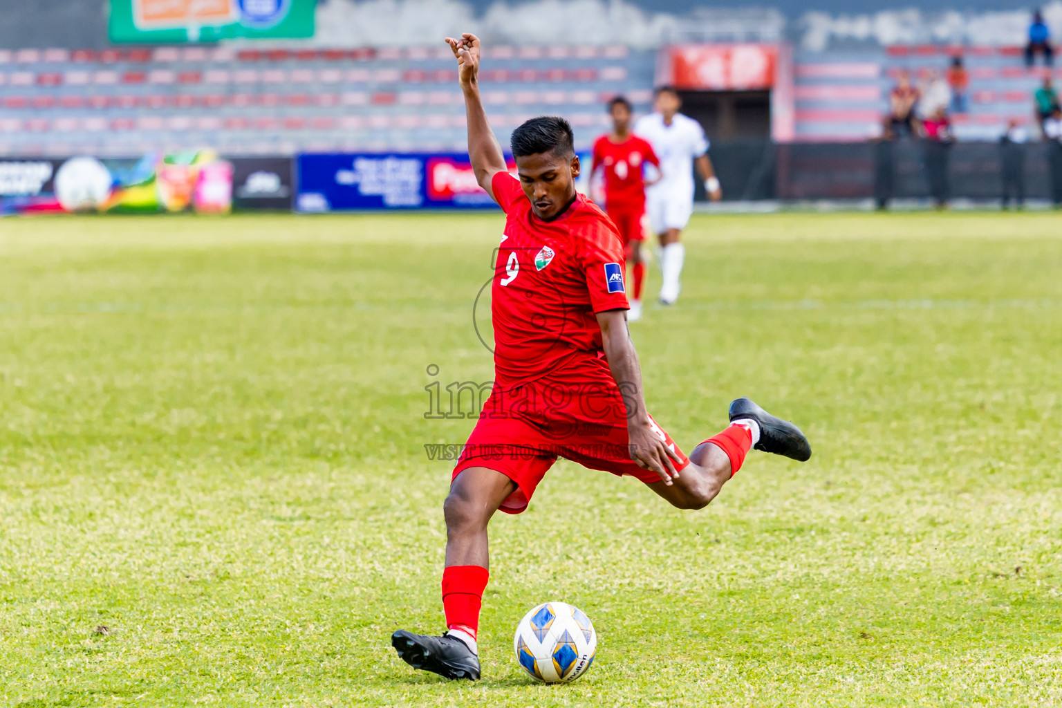 Maldives vs Philippines in AFC Asian Cup Qualifies held in National Football Stadium, Male', Maldives on Tuesday, 18th November 2025. Photos: Nausham Waheed / Images.mv