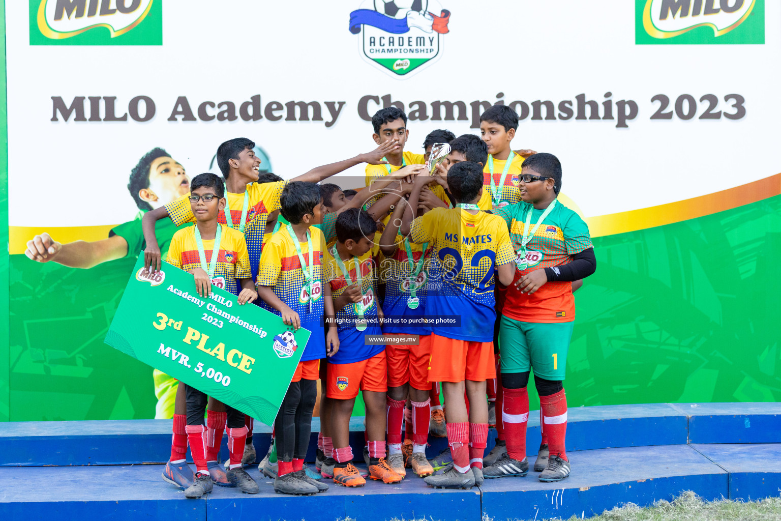 Day 2 of MILO Academy Championship 2023 (U12) was held in Henveiru Football Grounds, Male', Maldives, on Saturday, 19th August 2023. Photos: Nausham Waheedh / images.mv