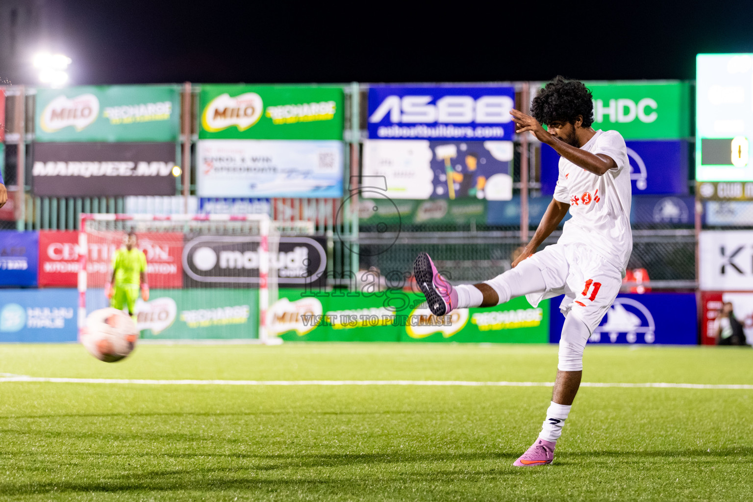 Day 4 of Milo Sector League 2025 was held in Rehendhi Futsal Ground, Hulhumale', Maldives on Tuesday, 4th November 2025. Photos: Hassan Simah / images.mv