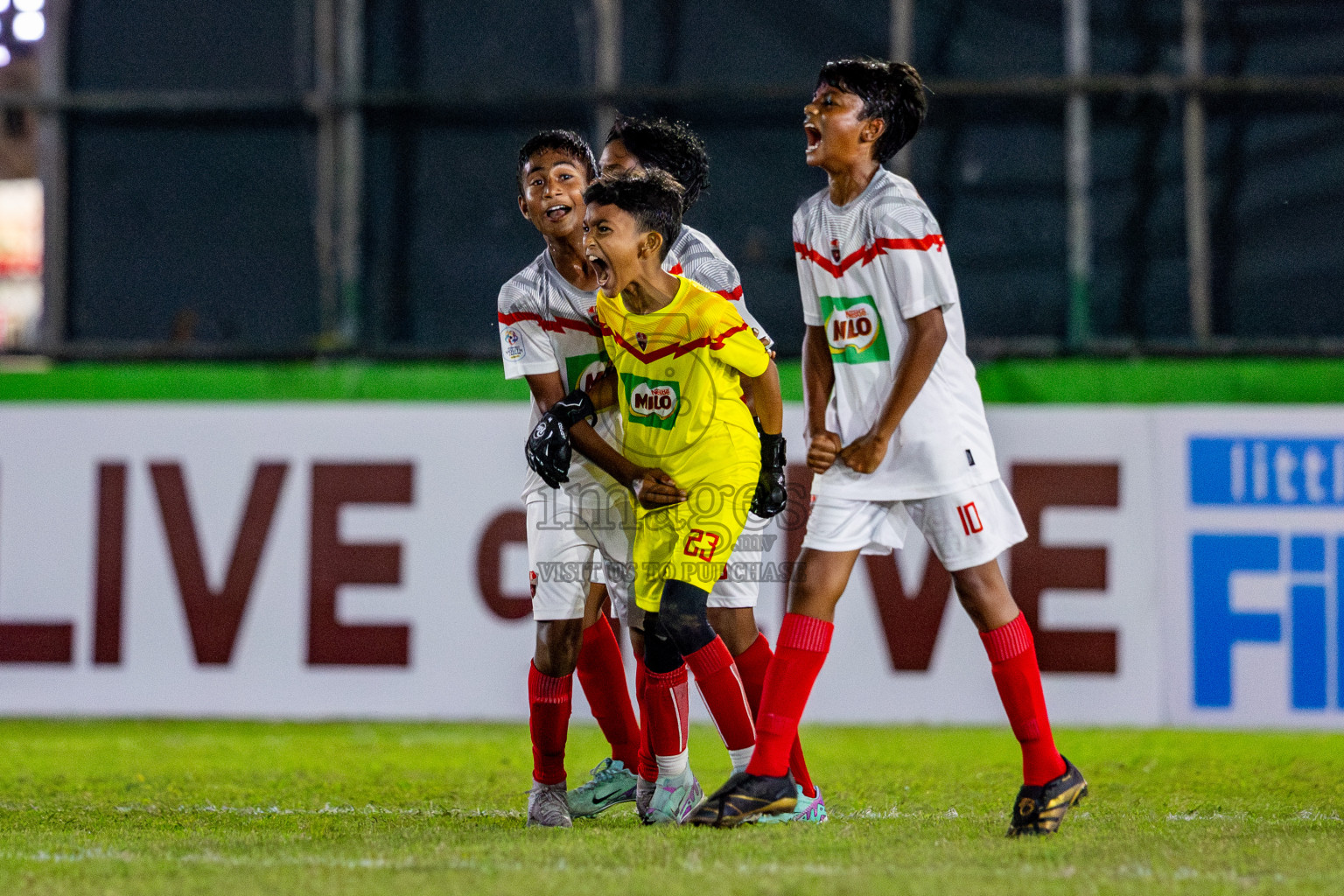 Under 12 Victory vs TC on day 3 of Dhivehi Youth League 2024 held at Henveiru Stadium on Saturday, 23rd November 2024. Photos: Nausham Waheed/ Images.mv