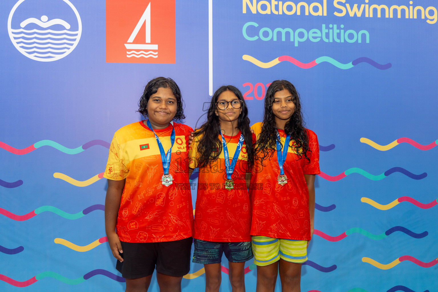 Day 6 of National Swimming Competition 2024 held in Hulhumale', Maldives on Wednesday, 18th December 2024. Photos: Mohamed Mahfooz Moosa / images.mv