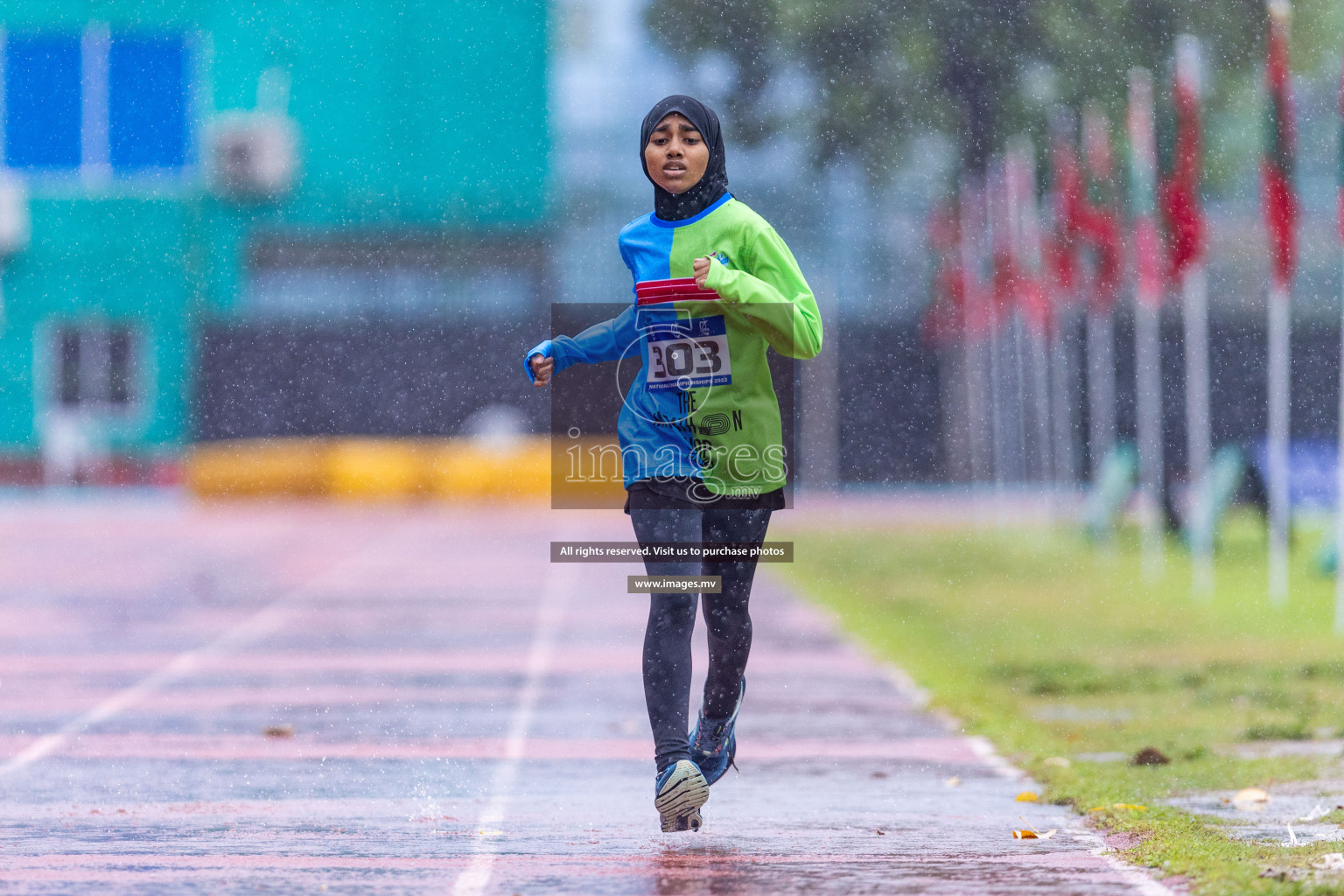 Day 2 of National Athletics Championship 2023 was held in Ekuveni Track at Male', Maldives on Friday, 24th November 2023. Photos: Nausham Waheed / images.mv