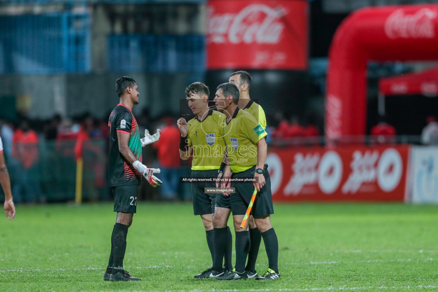 Maldives vs Nepal in SAFF Championship 2021 held on 1st October 2021 in Galolhu National Stadium, Male', Maldives