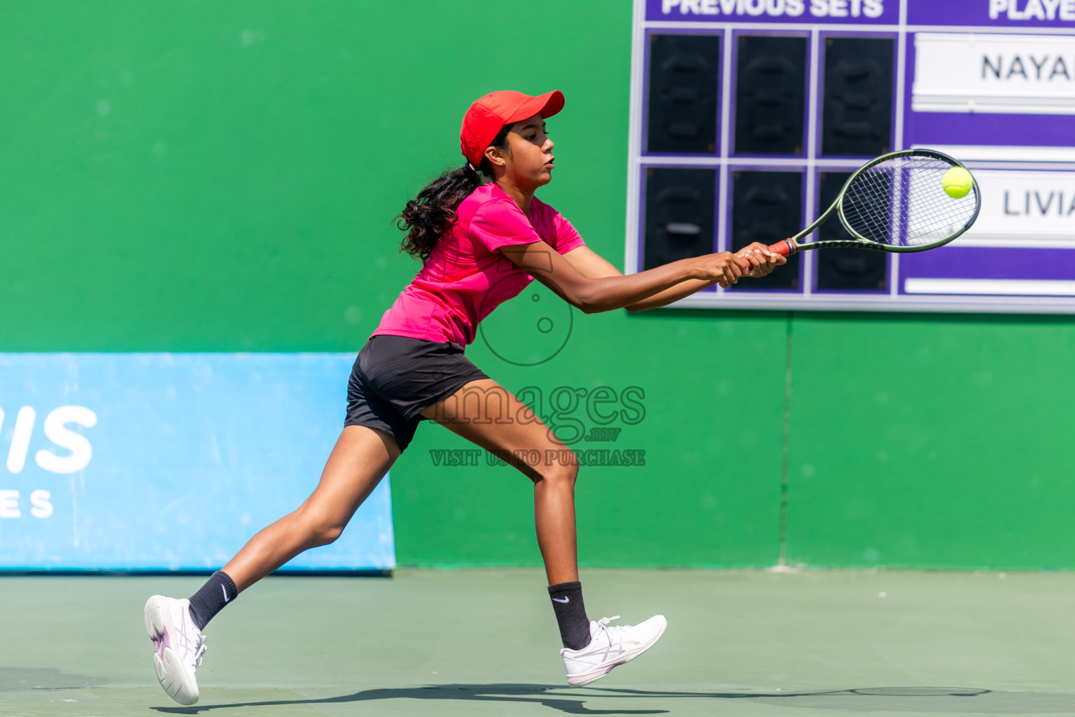 Day 8 of ATF Maldives Junior Open Tennis was held in Male' Tennis Court, Male', Maldives on Thursday, 19th December 2024. Photos: Nausham Waheed/ images.mv