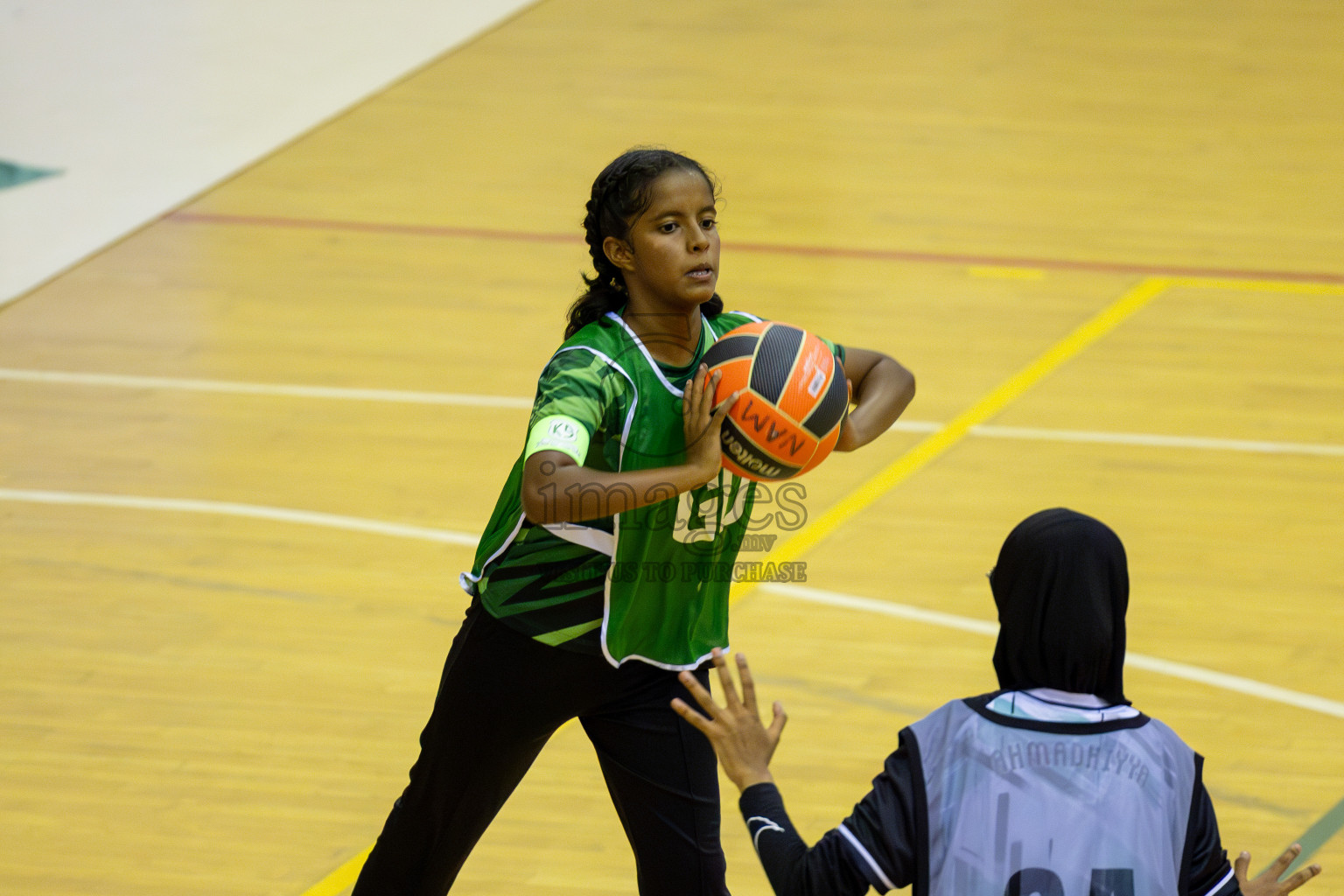 Day 2 of 25th Inter-School Netball Tournament was held in Social Center at Male', Maldives on Saturday, 10th August 2024. Photos: Nausham Waheed/ Mohamed Mahfooz Moosa / images.mv