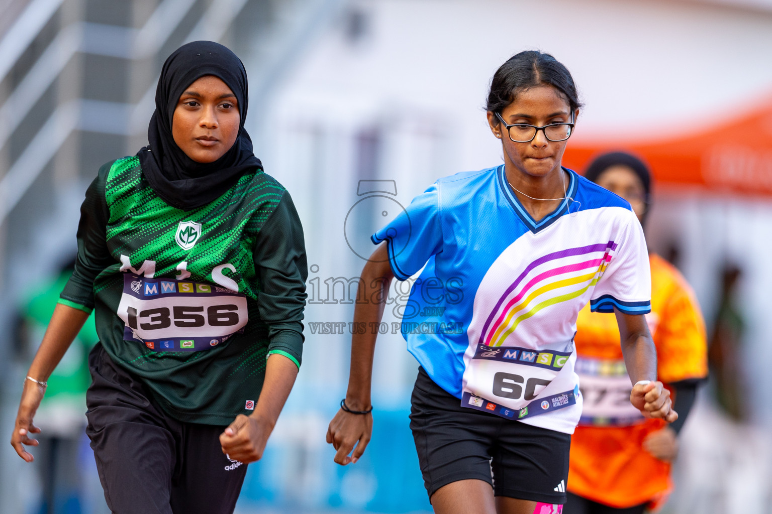 Day 2 of MWSC Interschool Athletics Championships 2024 held in Hulhumale Running Track, Hulhumale, Maldives on Sunday, 10th November 2024. Photos by: Ismail Thoriq / Images.mv